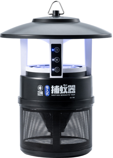 巧福 吸入式捕蚊器 具備IPX4防潑水與誘餌黏蚊紙設計, UC-700