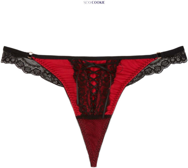 섹시쿠키 홀리데이 레드 쏭팬티