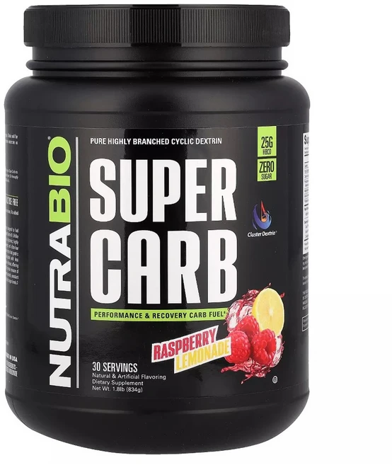 뉴트라바이오 슈퍼 카브 라즈베리 레모네이드, 834g, 1개 - 쿠팡