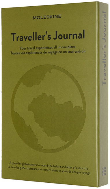 MOLESKINE Traveller's Journal 旅遊筆記本, 橄欖綠色, 1個