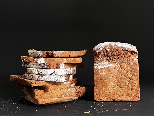 로겐하임 독일호밀빵 100% 통호밀빵 (비건 무설탕빵), 썰지 않고 통째로, 1개, 570g