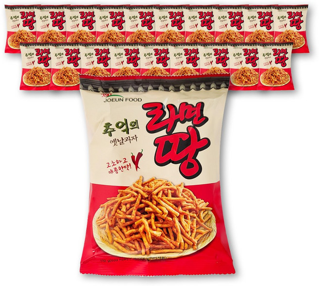 조은식품 추억의 라면땅 box, 110g, 20개