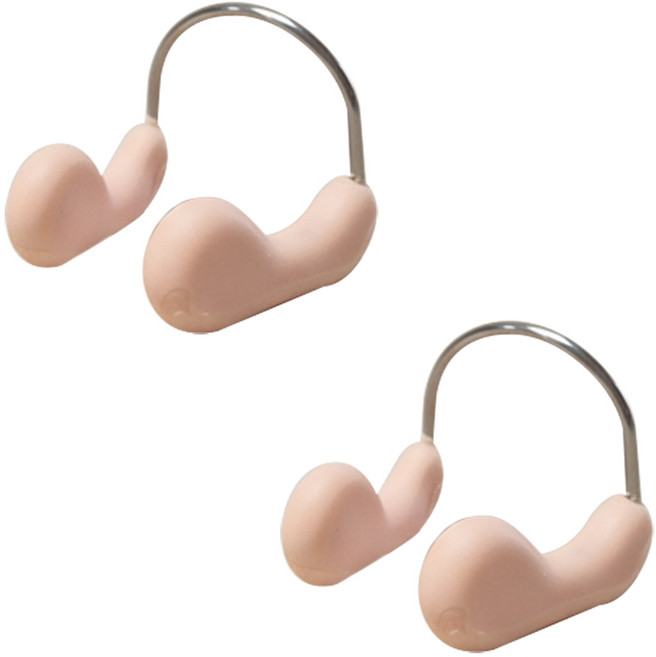 제퍼젠 완벽차단 물막이 실리콘 수영 코마개, 2개, 스킨