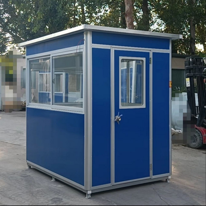 경비 부스 초소 간이 컨테이너 감시 휴게 창고 공간 야외 감시초소 천막 학교 이동식, 기본 색상, 1개