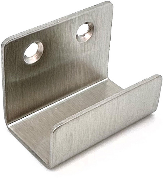 아이베란다 U자형 고정 클립 거울 액자 틀 걸이, 중(16mm), 1개