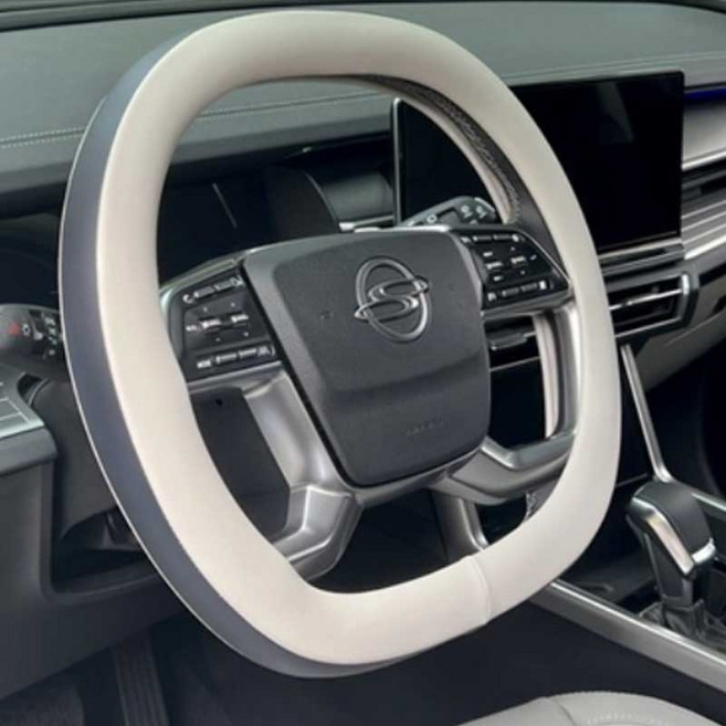 바겐 소프트 사각 핸들커버 더블 D컷 핸들커버, 미스틱그레이