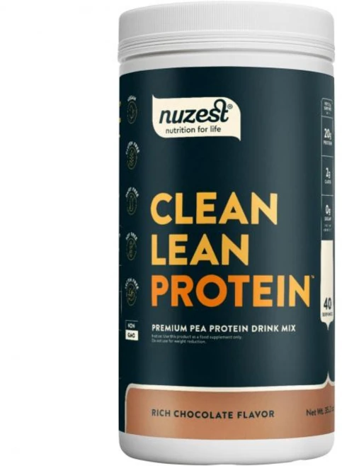 Nuzest - Pea Protein Powder - Clean Lean Protein Premium Vegan Plant Based Protein Powder Dairy, Chocolate, 2.2 Pound (Pack of 1), 250g - 쿠팡