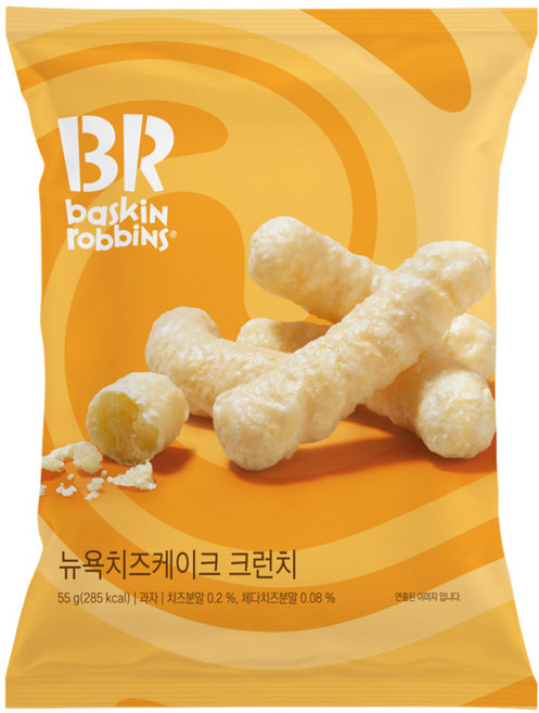 [배스킨] 뉴욕치즈케이크 크런치 55g, 10개