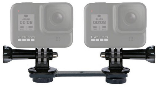 아트박스/본젠 SH-339D 듀얼 고프로 액션캠 브라켓 마운트 KIT