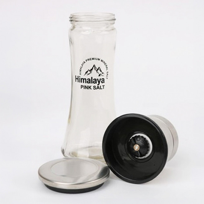 다용도 굵기 조절 후추 소금 깨갈이 스테인레스 그라인더, 1개, 180ml