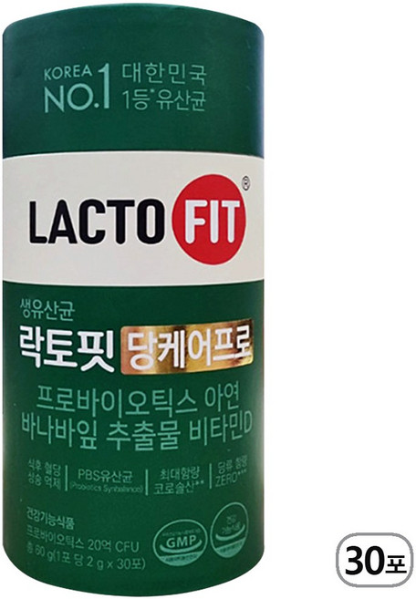 PnC 락토핏 당케어프로 생유산균 30포, 60g, 1박스