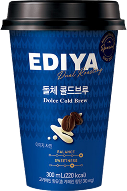 이디야 돌체 콜드브루, 300ml, 5개