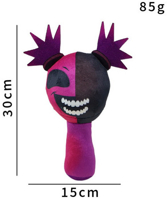 호랑이 인형 Sprunki 봉제 장난감 공포 웬다 오렌 래디 재미있는 봇 비네리아 그레이 스프런키 인크레디박스 크리스마스 선물, 30cm 3, 1개