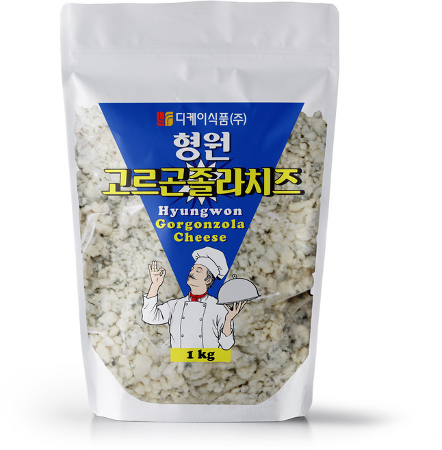 디케이식품 고르곤졸라치즈 클럼블 500g / 1kg (블루치즈), 1개