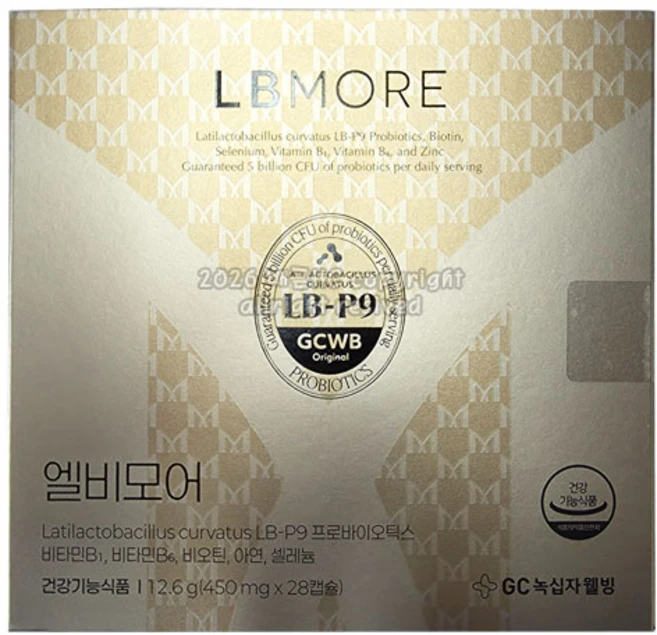 녹십자웰빙 모발유산균 엘비모어 LB-P9 1박스(4주분), 1박스, 28정 - 쿠팡