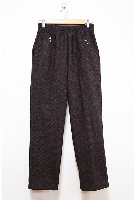 형제상회 할머니바지 겨울 보온 기모바지 고무줄 옛날 할머니옷 국내생산 촌캉스 크로바 0007W11