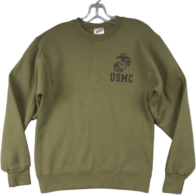 USMC 미해병대 맨투맨 스웻셔츠 크루넥 남S S급 빈티지 UMS002
