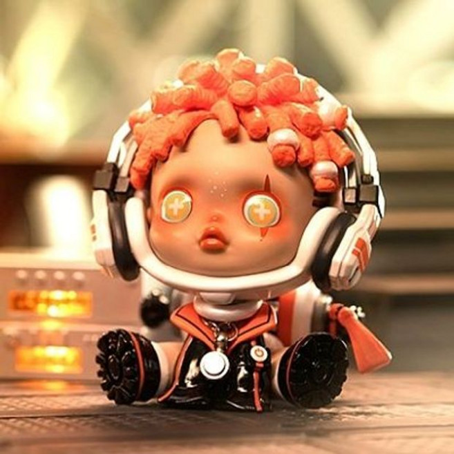 팝마트 스컬판다 피규어 시리즈 심포니 말해봐 신기루 소원을 개봉확인 패러독스, 두루마리 전송자, 1개