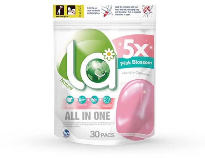 엘에이 캡슐세탁세제 핑크블라썸 30입, 1개