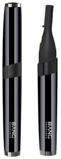 뷰티다모아 전동 눈썹 정리기 솜털 제모 칼 얼굴 바리깡 휴대용, 1세트, 블랙