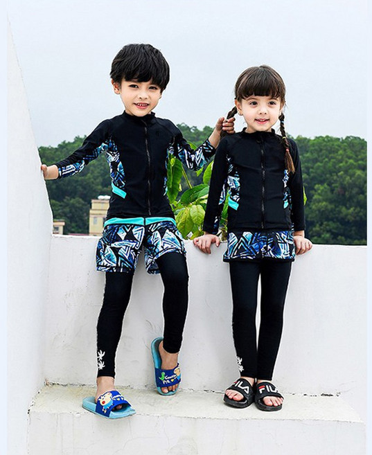 키즈 수영복 남아여아 집업 래쉬가드 주니어 래쉬가드