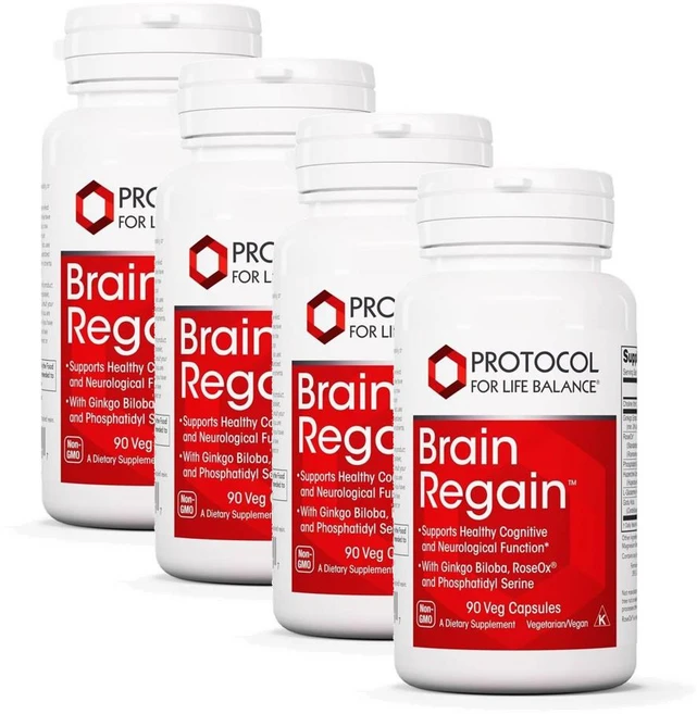 프로토콜 브레인 리게인 위드 포스파티딜세린 캡슐 PROTOCOL FOR LIFE BALANCE Brain Regain, 4개, 90정 - 쿠팡