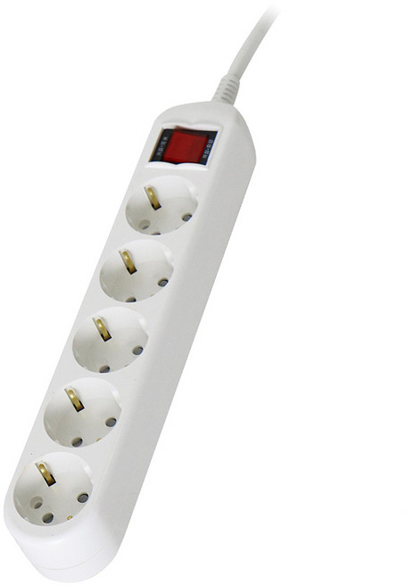 정비공 국산 멀티탭 5구 3m 과부하 차단 안전 접지 통합 스위치 멀티 콘센트, 1개