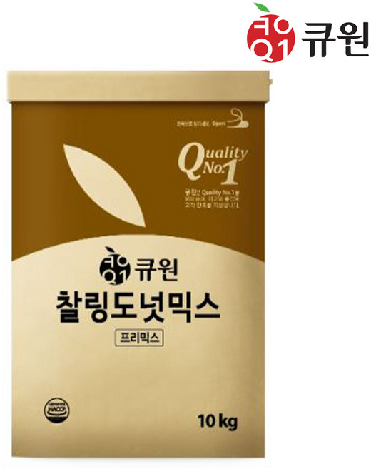 0504. [주문제품] 큐원 - 찰링 도넛 믹스 10kg, 1개