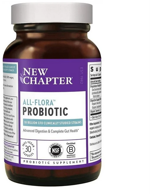 New Chapter Probiotic All-Flora 뉴챕터 프로바이오틱스 올-플로라 락토바실러스 30캡슐, 30정, 1개 - 쿠팡