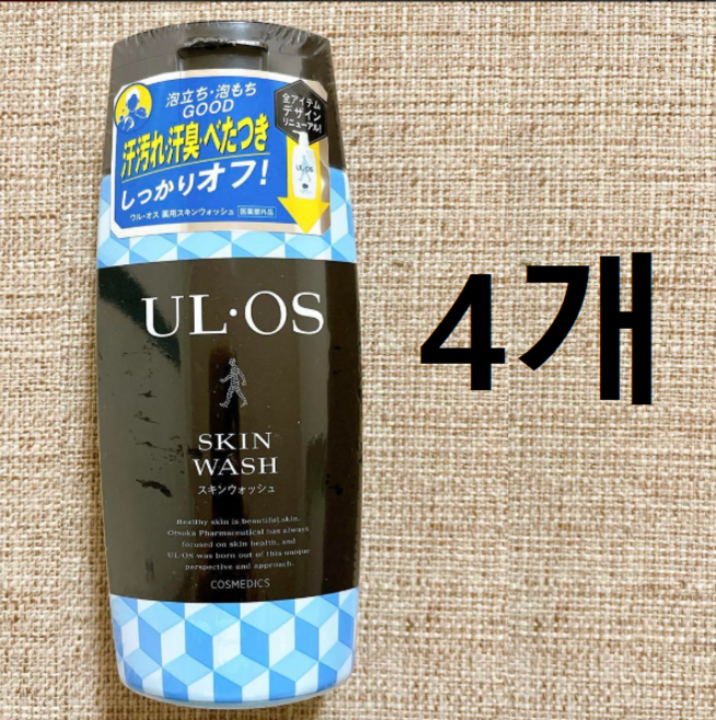 [오츠카제약] ULOS 우르오스 스킨워시, 300ml, 4개