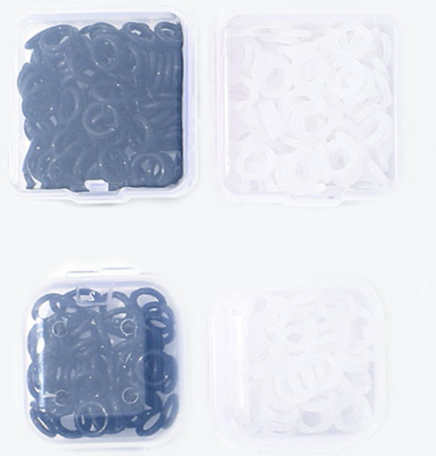 키보드 키캡 실리콘 오링 저소음 흡음재 50p, 화이트