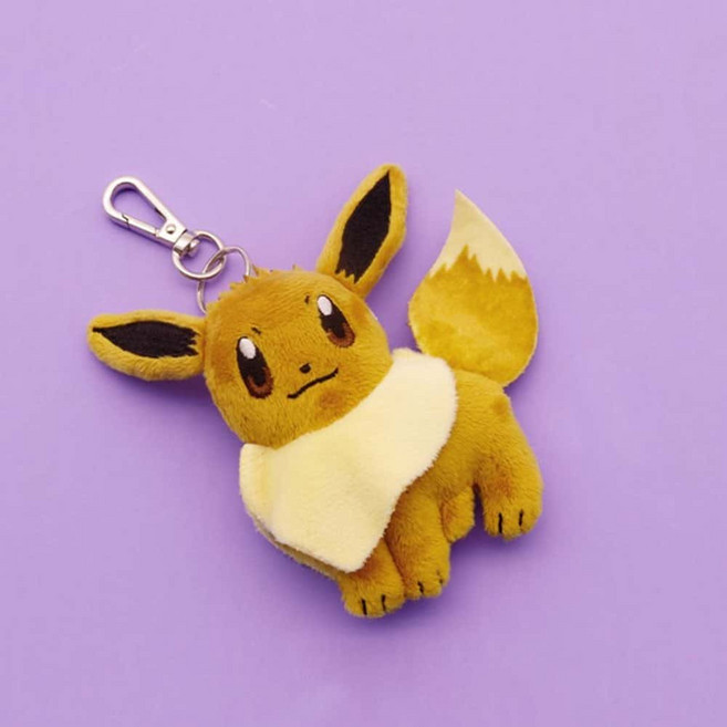 조은 포켓몬 이브이 납작 와펜 키링 인형가방키링