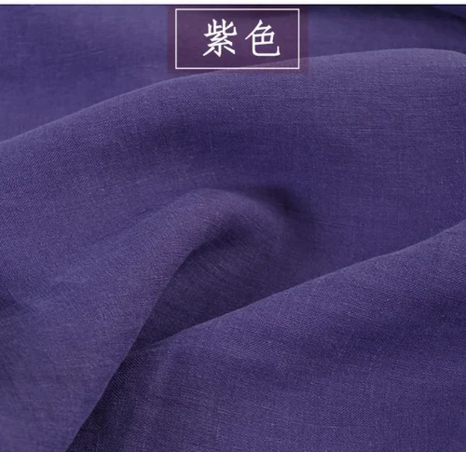 리넨 의류 직물 미터 단위로 얇은 스톤 워시 민족 스타일 라미 여름 원피스 바지 셔츠 방열 친화적 인 소, 01, 06 140센티미터