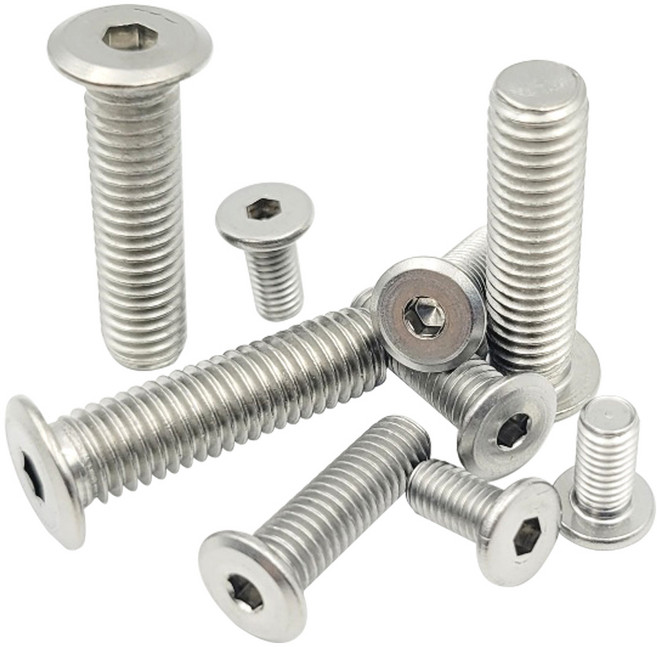 스텐 극저두 렌치 낮은머리 육각 납작볼트 소량, 3x5