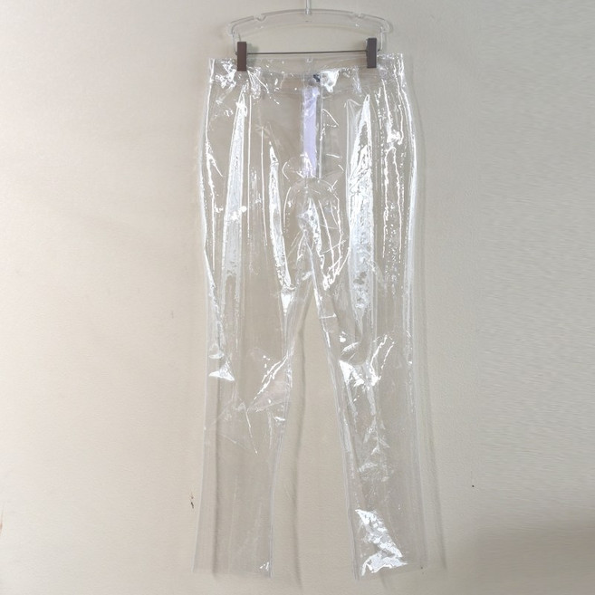 비닐 재킷 pvc 점퍼 상의 투명 무대 의상 댄스 비닐옷 행사 패션쇼 의상