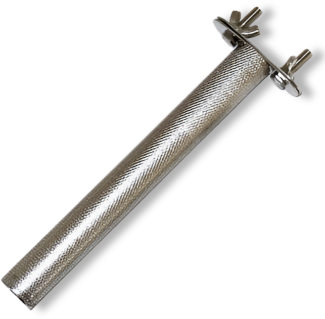 LETOJ 앵무새 스텐 횃대 M, 메탈, 1개