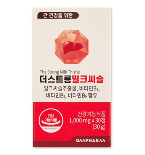 지엠팜 더스트롱 밀크씨슬, 30정, 1개