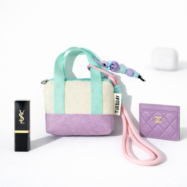 이지몰 귀여운 가방 키링 에어팟 동전 파우치 스트랩 미니백