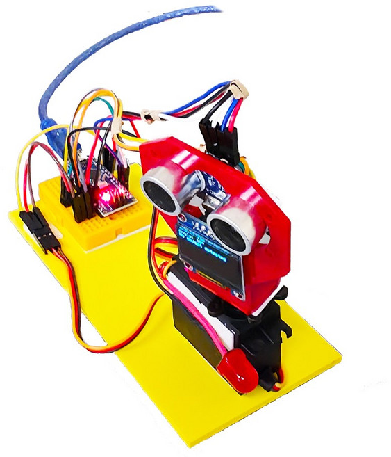 아두이노 레이더 로봇 올인원 키트 Arduino Radar Robot All-in-One Kit, 1개