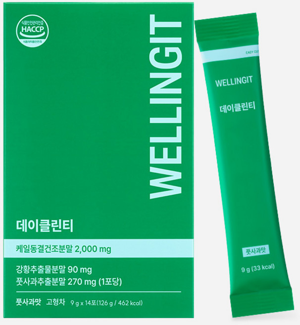 데이클린티, 1박스, 14회분