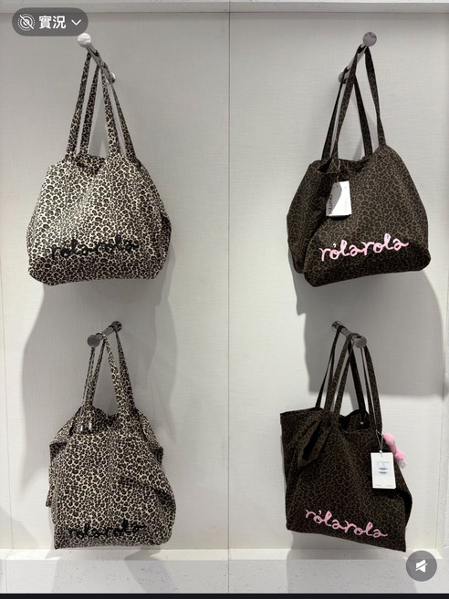 rolarola 豹紋托特包