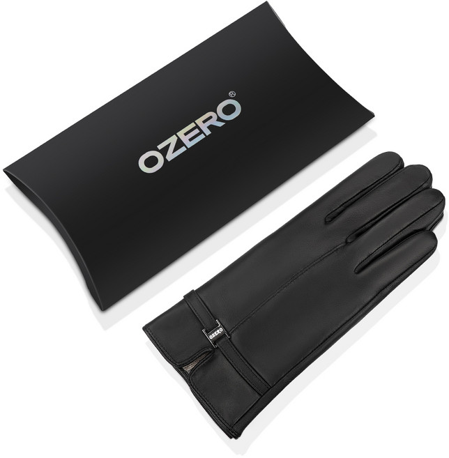 오제로 겨울 여성용 양가죽 터치 장갑