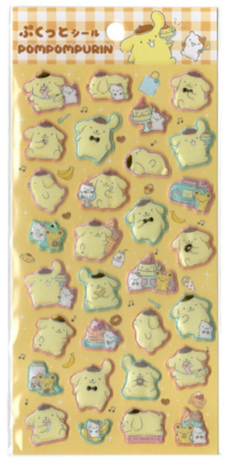 옐상 산리오 입체스티커 5종, 1개, 폼푸