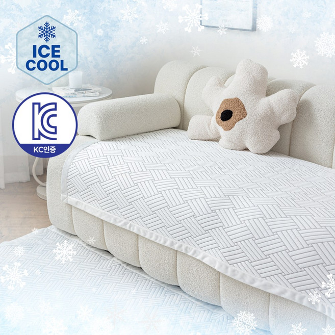 [생활방수] 듀라맥스 냉감 쇼파패드 논슬립 여름 쿨매트