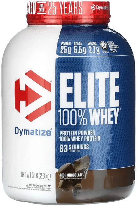 몸관리하세요 겨울입니다 Dymatize Elite 100% 유청 단백질 분말 리치 초콜릿 2.3kg(5lbs) 특별관리진행, 1, 2.3kg - 쿠팡