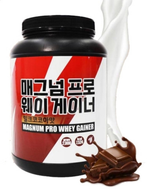 매그넘프로 웨이 게이너 밀크코코아맛 실속형, 2kg, 5개