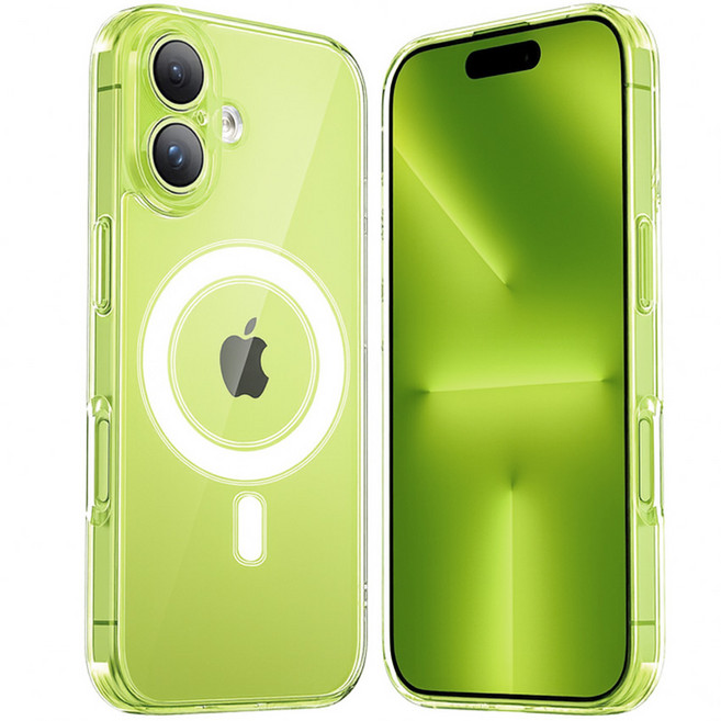 아이엔조이 아이폰 갤럭시 S 초강력 젤리 하드 투명 마그네틱 맥세이프 휴대폰 케이스 INJ-MSC01