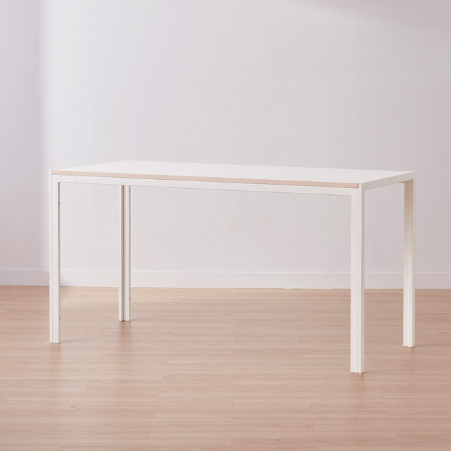 라자가구 세이지 1400 서재 홈오피스 철제 데스크 모듈 컴퓨터 책상, 화이트