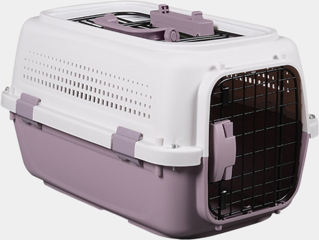 시그니프 반려동물 고양이 강아지 이동장 58x37x37cm 켄넬 캐리어, 1개, 퍼플
