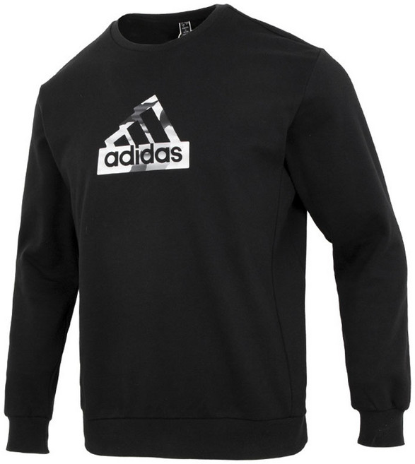 아디다스 남성 TH 로고 SWT 캐주얼 라운드 넥 풀오버 맨투맨